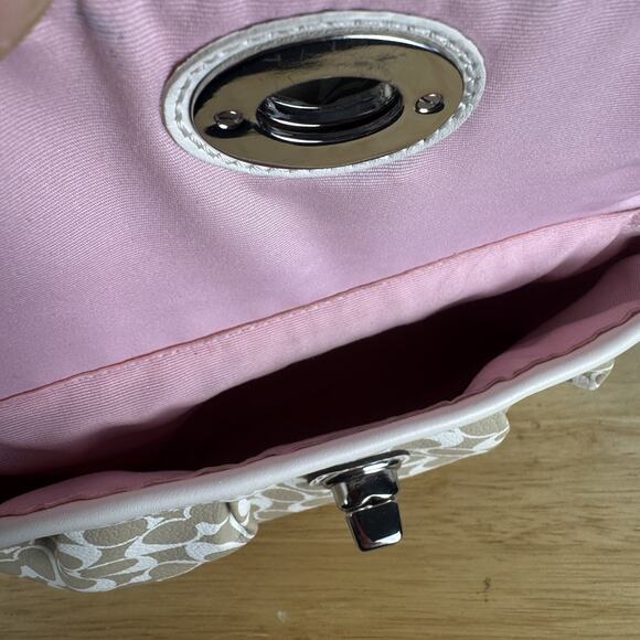 Coach Signature Chelsea Lea Medium Shoulder Tote Bag C1093-F15135 - Picture 14 of 16